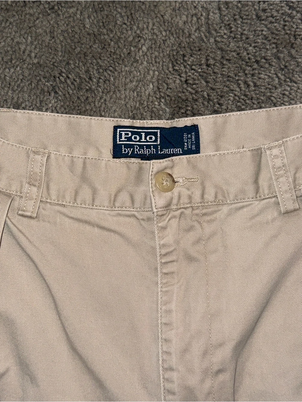 Polo by Ralph Lauren Light Khaki Flat Front Chino Shorts